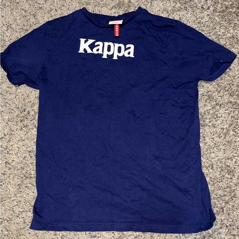 Blue Purple and White Mens Kappa T-Shirt